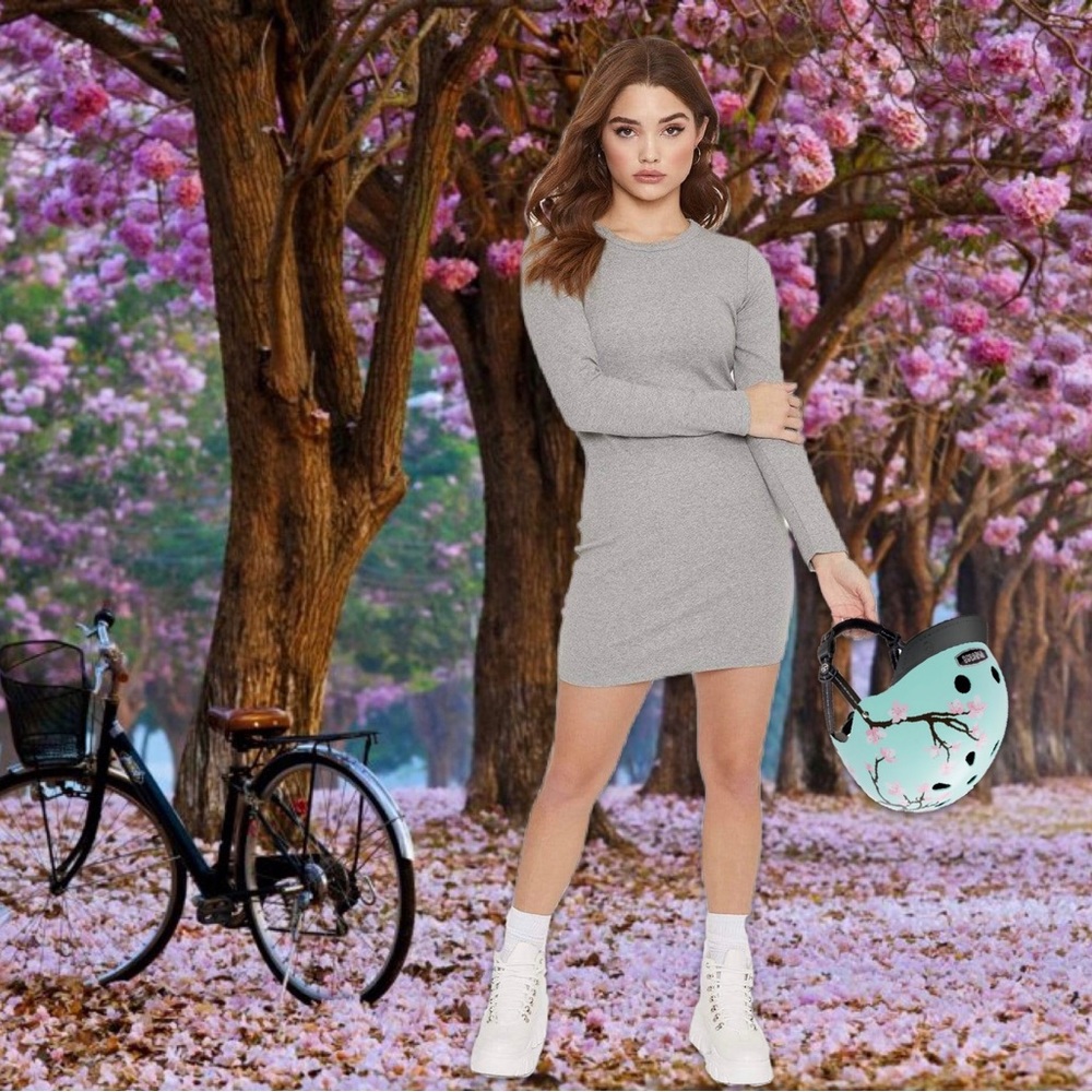 Super Soft Cotton Long Sleeve T-Shirt Dress NIP